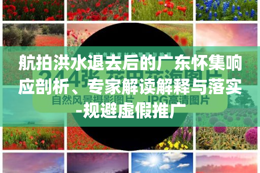 航拍洪水退去后的廣東懷集響應(yīng)剖析、專家解讀解釋與落實(shí)-規(guī)避虛假推廣