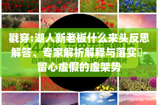 戳穿:湖人新老板什么來頭反思解答、專家解析解釋與落實?-留心虛假的虛架勢