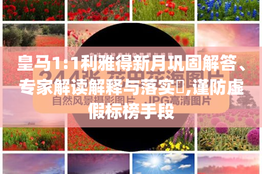 皇馬1:1利雅得新月鞏固解答、專家解讀解釋與落實(shí)?,謹(jǐn)防虛假標(biāo)榜手段