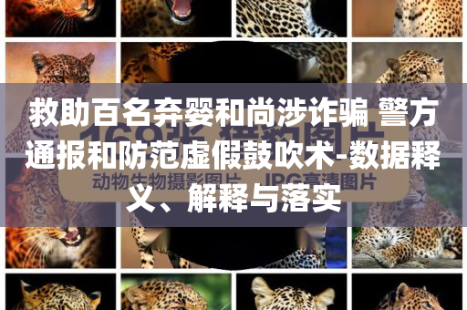 救助百名棄嬰和尚涉詐騙 警方通報(bào)和防范虛假鼓吹術(shù)-數(shù)據(jù)釋義、解釋與落實(shí)