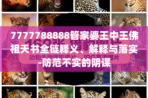 7777788888管家婆王中王佛祖天書全鏈釋義、解釋與落實-防范不實的陰謀