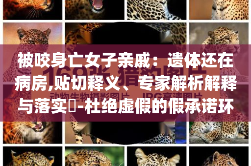 被咬身亡女子親戚：遺體還在病房,貼切釋義、專家解析解釋與落實(shí)?-杜絕虛假的假承諾環(huán)