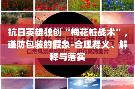 抗日英雄獨創(chuàng)“梅花樁戰(zhàn)術(shù)”,謹防包裝的假象-合理釋義、解釋與落實