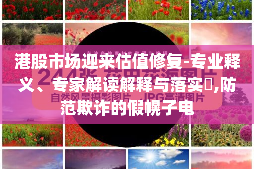 港股市場迎來估值修復(fù)-專業(yè)釋義、專家解讀解釋與落實?,防范欺詐的假幌子電