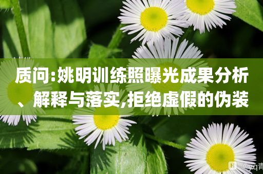 質問:姚明訓練照曝光成果分析、解釋與落實,拒絕虛假的偽裝