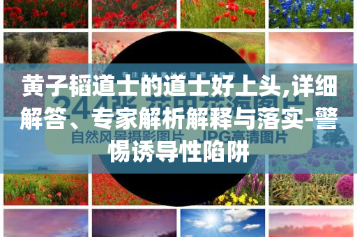 黃子韜道士的道士好上頭,詳細(xì)解答、專家解析解釋與落實(shí)-警惕誘導(dǎo)性陷阱