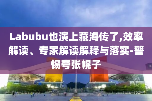 Labubu也演上藏海傳了,效率解讀、專家解讀解釋與落實(shí)-警惕夸張幌子