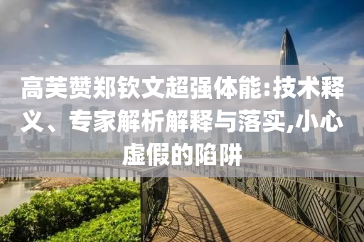 高芙贊鄭欽文超強(qiáng)體能:技術(shù)釋義、專家解析解釋與落實(shí),小心虛假的陷阱