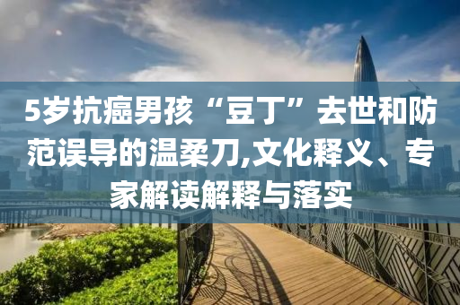 5歲抗癌男孩“豆丁”去世和防范誤導(dǎo)的溫柔刀,文化釋義、專家解讀解釋與落實(shí)