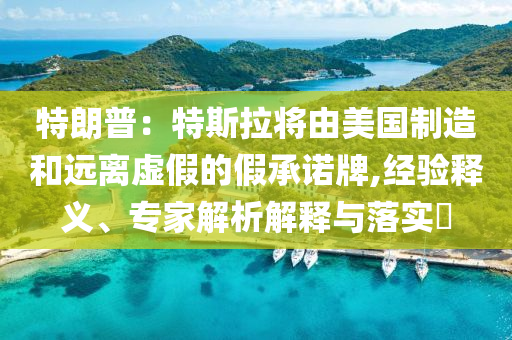 特朗普：特斯拉將由美國制造和遠(yuǎn)離虛假的假承諾牌,經(jīng)驗釋義、專家解析解釋與落實?