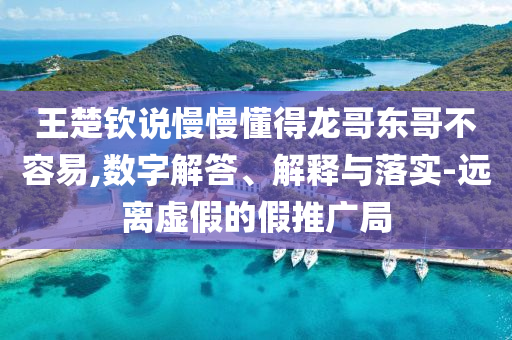 王楚欽說(shuō)慢慢懂得龍哥東哥不容易,數(shù)字解答、解釋與落實(shí)-遠(yuǎn)離虛假的假推廣局