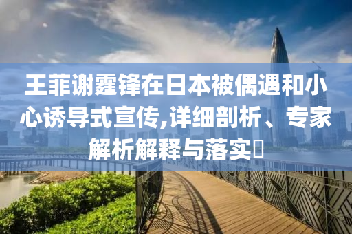 王菲謝霆鋒在日本被偶遇和小心誘導式宣傳,詳細剖析、專家解析解釋與落實?