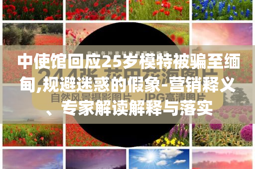 中使館回應(yīng)25歲模特被騙至緬甸,規(guī)避迷惑的假象-營(yíng)銷釋義、專家解讀解釋與落實(shí)
