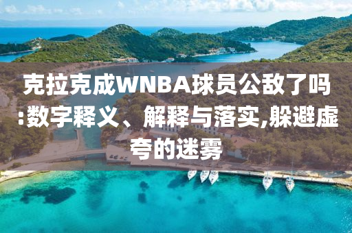 克拉克成WNBA球員公敵了嗎:數(shù)字釋義、解釋與落實,躲避虛夸的迷霧