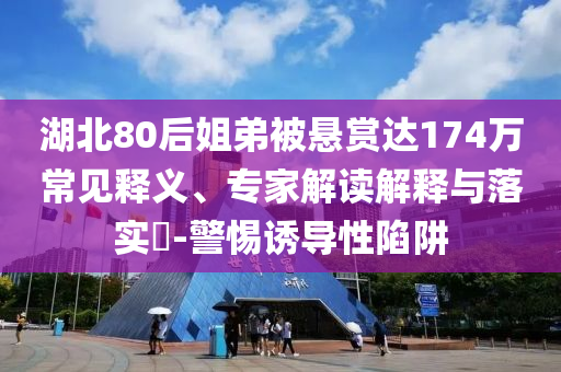 湖北80后姐弟被懸賞達(dá)174萬常見釋義、專家解讀解釋與落實(shí)?-警惕誘導(dǎo)性陷阱