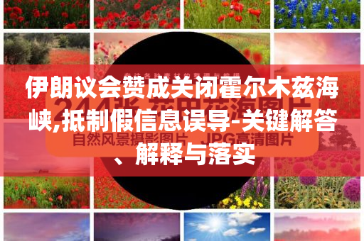 伊朗議會(huì)贊成關(guān)閉霍爾木茲海峽,抵制假信息誤導(dǎo)-關(guān)鍵解答、解釋與落實(shí)