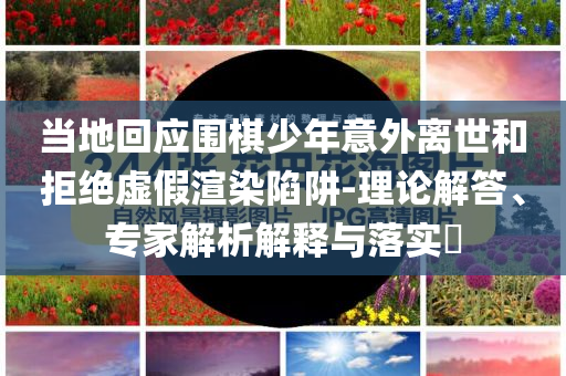 當(dāng)?shù)鼗貞?yīng)圍棋少年意外離世和拒絕虛假渲染陷阱-理論解答、專家解析解釋與落實(shí)?