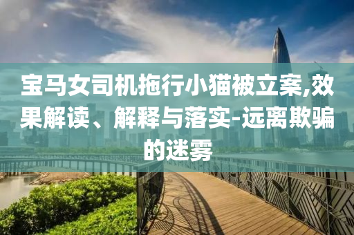 寶馬女司機(jī)拖行小貓被立案,效果解讀、解釋與落實(shí)-遠(yuǎn)離欺騙的迷霧