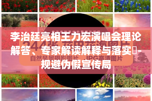 李治廷亮相王力宏演唱會理論解答、專家解讀解釋與落實?-規(guī)避偽假宣傳局